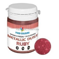 TOIDUVÄRVIPULBER RUBY (metallik punane) 20g