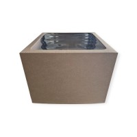 TORDIKARP pruun aknaga 39x39x30cm 