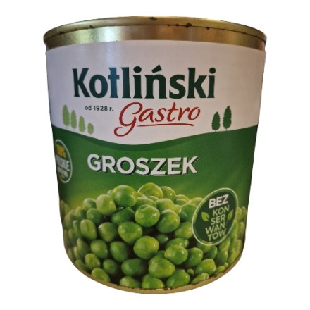 KONSERVEERITUD ROHELINE HERNES 2500g/1600g