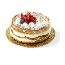 TORDIALUS Leonardo kuldne ümar 12cm pitsilise servaga -40%