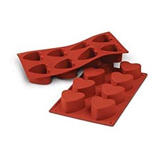 Silikoonist SÜDAMEVORM 8tk