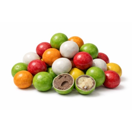 ŠOKOLAADIPALLID SUURED KREEMITÄIDISEGA mix 15-16mm 250g