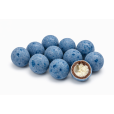 ŠOKOLAADIPALLID SUURED TOORJUUSTUKREEMI TÄIDISEGA sinised 15-16mm 250g 