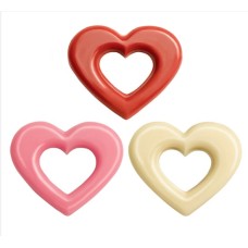 ŠOKOLAADIKAUNISTUS SÜDA MIX roosa,valge,punane 126tk