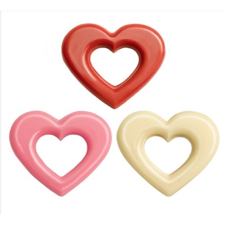 ŠOKOLAADIKAUNISTUS SÜDA MIX roosa,valge,punane 126tk ŠOKOLAADIKAUNISTUS SÜDA MIX roosa,valge,punane 126tk