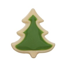 Šokolaadikaunistus KUUSK roheline/hele serv 150tk