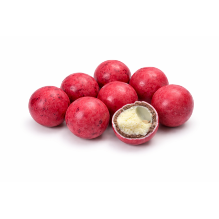 ŠOKOLAADIPALLID SUURED REDVELVET TÄIDISEGA punased 15-16mm 250g