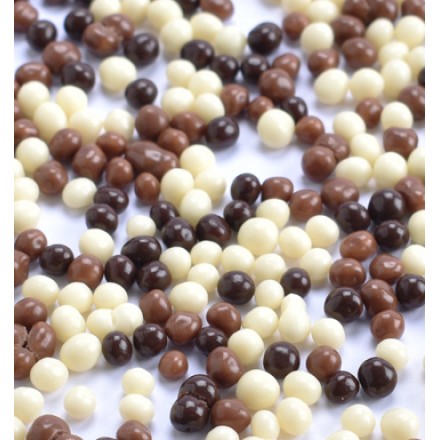 KRÕBEDAD ŠOKOLAADIPÄRLID Crunchy Beads mix 3kg