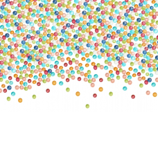 Shiny coloured pearls 1mm 1800g