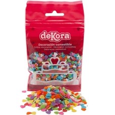 SUHKRUPUISTE/KONFETTI südamekesed värvilised mix 100g