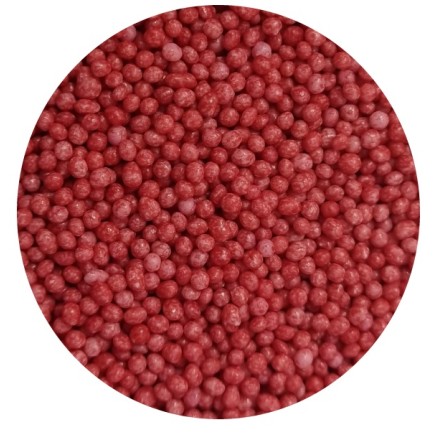 SPRINKLING OF SUGAR POPPY SEEDS  1mm RED 250g