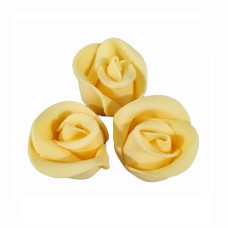 Suhkrukaunistus ROOS keskmine kollane 30tk 