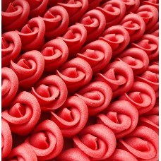 Suhkrukaunistus ROOS väike punane 100tk 