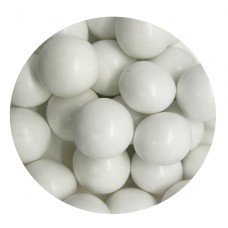 ŠOKOLAADIPALLID SUURED KRÕBEDAD valged 15-16mm 800g