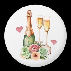 SUHKRUKAUNISTUS/BEZEE 2,5cm šampanja 12tk