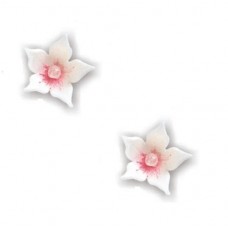 Sugar decoration "Lily" small 18pcs (pink core)