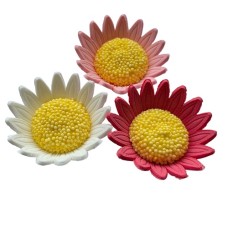 Suhkrukaunistus SUUR PÕLDLILLpunane-roosa-valge  mix 15tk 