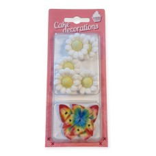 SUHKRUKAUNISTUS MIX 9tk (lilled+liblikad) blisterpakendis