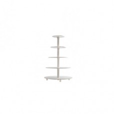 Tiered cake stand plastic, 5 tiers