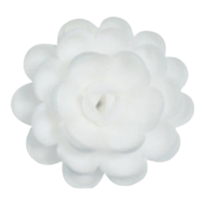 Vahvlikaunistus INGLISE ROOS suur valge 35tk  