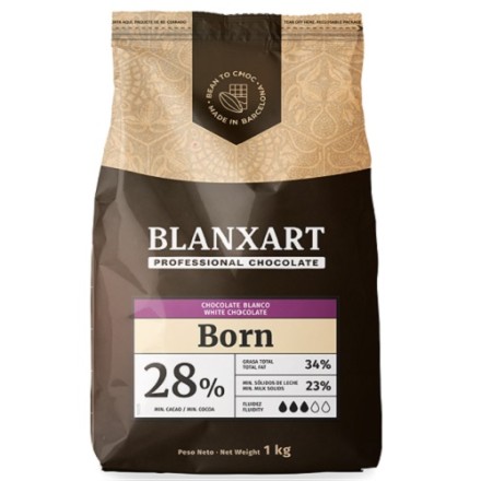 WHITE CHOCOLATE BORN 28% 1kg